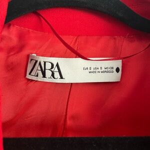 Zara Vibrant Scarlet Jacket